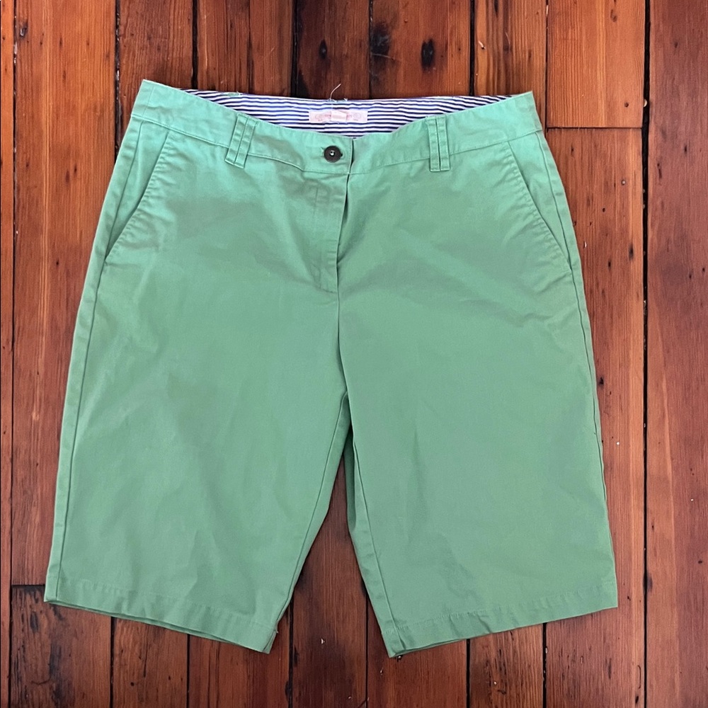 Brooks Brothers Light Green Women's Bermudas